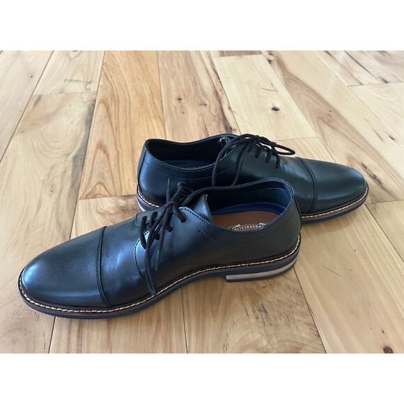 NEW Bostonian Black  Dezmin Plain Toe Dress Shoes Size 8 M NWOT - Picture 7 of 10